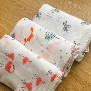Baby Bamboo Muslin Swaddle Receiving Blanket